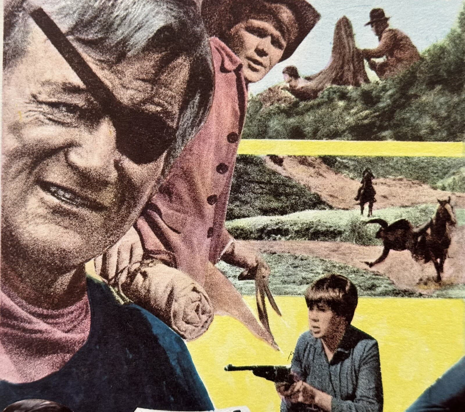 TRUE GRIT JOHN WAYNE KIM DARBY MEXICAN LOBBY CARD SET