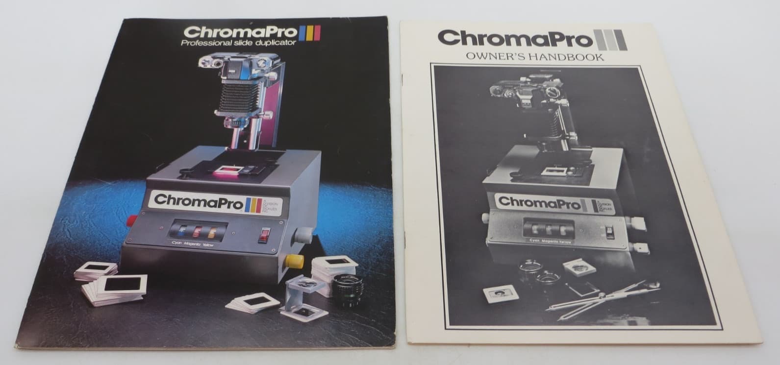 ChromaPro Professional Slide Duplicator Owner's Manual vintage photo equipment