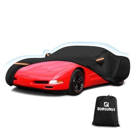 QUNSUNUS 6 Layer Car Cover for C5 Corvette 1996-2004 for Corvette C5 Car Cover