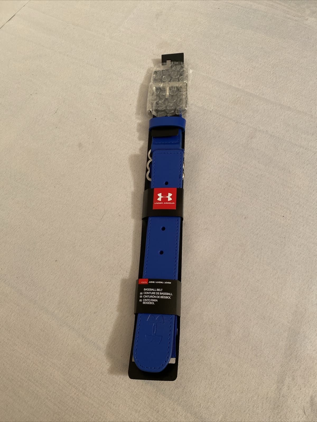 Under Armour Youth Boys Adjustable Baseball Belt Fits Up to 36" - Blue # 1252085