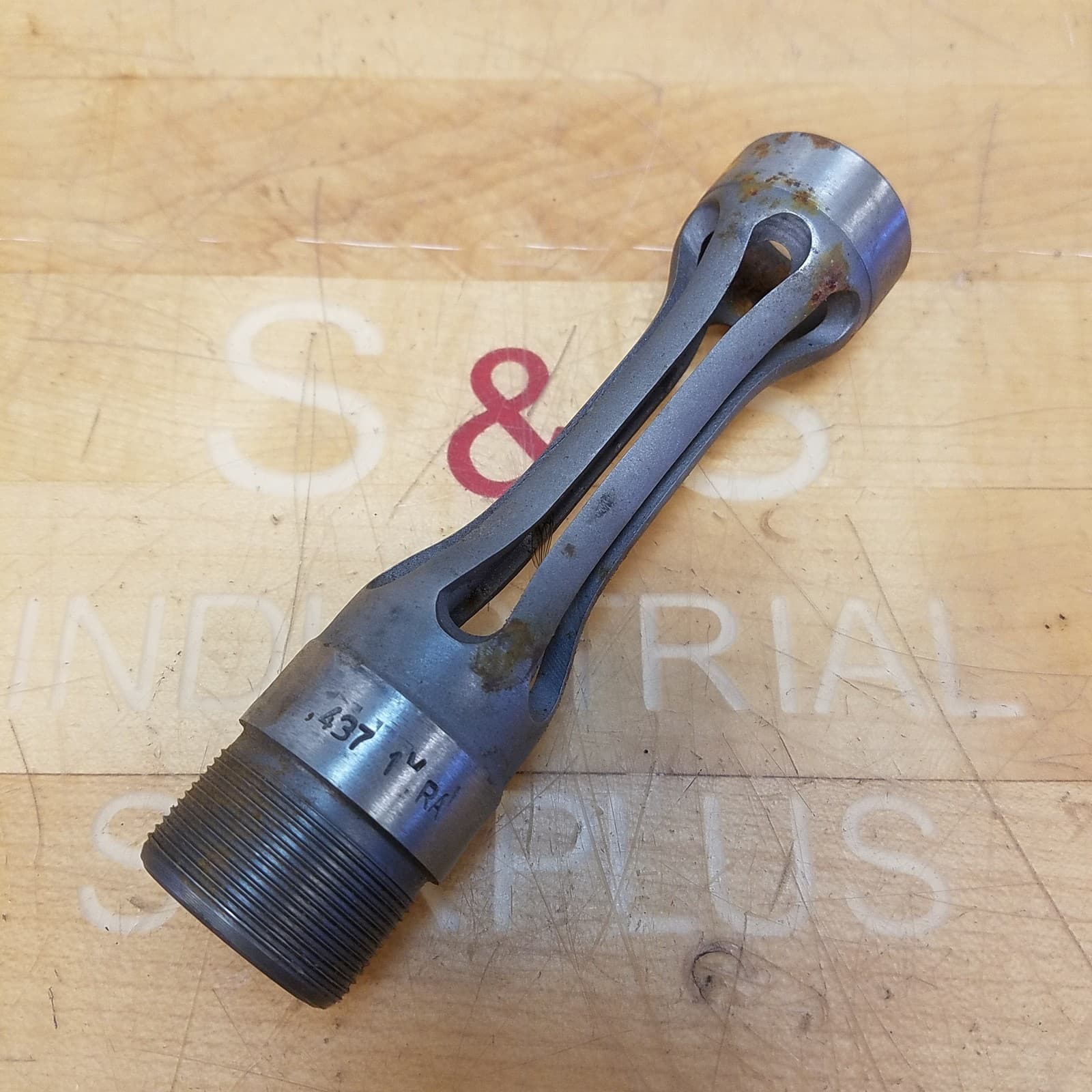 0.4375, 7/16", 1" RA Fitted Collet Chuck - USED