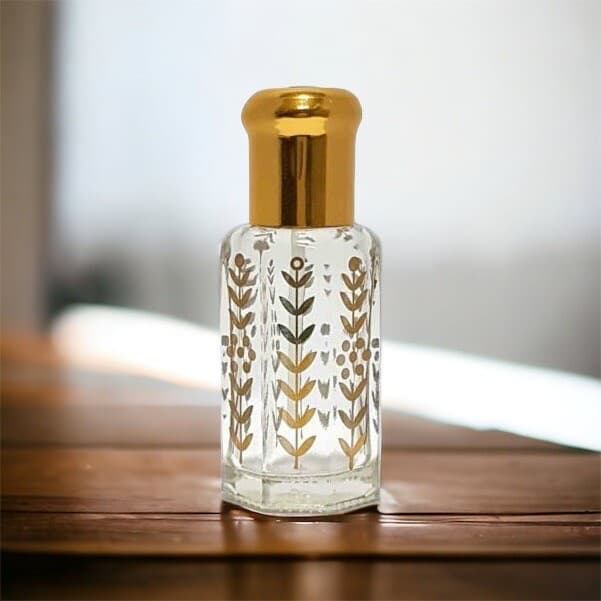 Amber White Intense. Attar Perfume Body Oil Fragrance. 6ml Decorative Bottle.