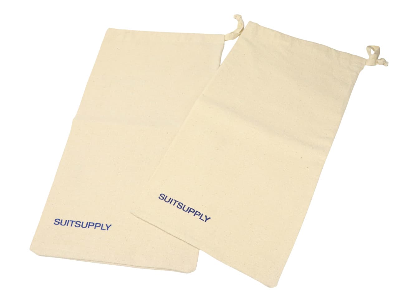 SUITSUPPLY Shoes Bag Unisex ONE SIZE Pair 2 Piece Dust bag Logo Beige