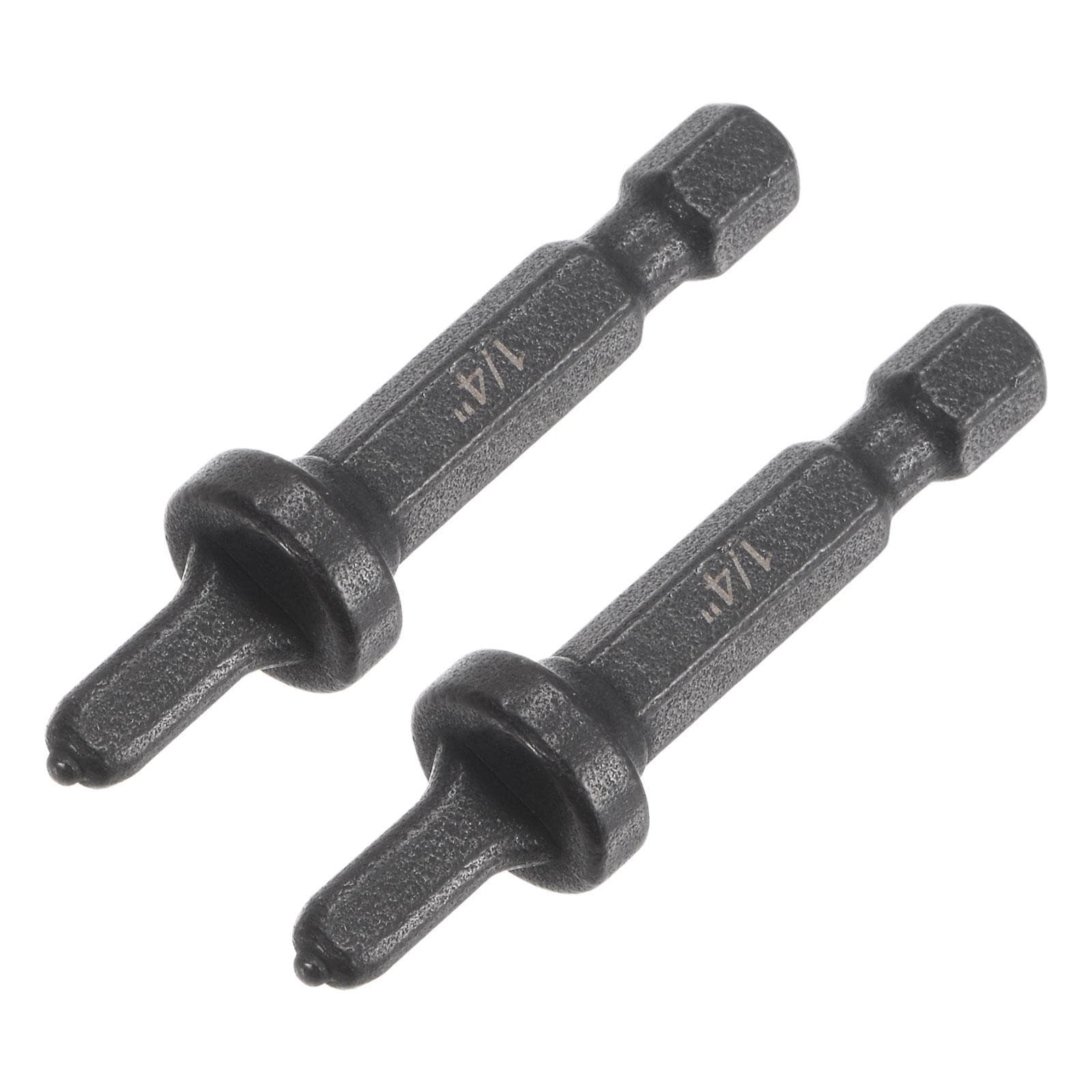 1/4" Swage Tube Expander Drill 1/4" Hex Handle for Copper Aluminum Pipe 2Pcs
