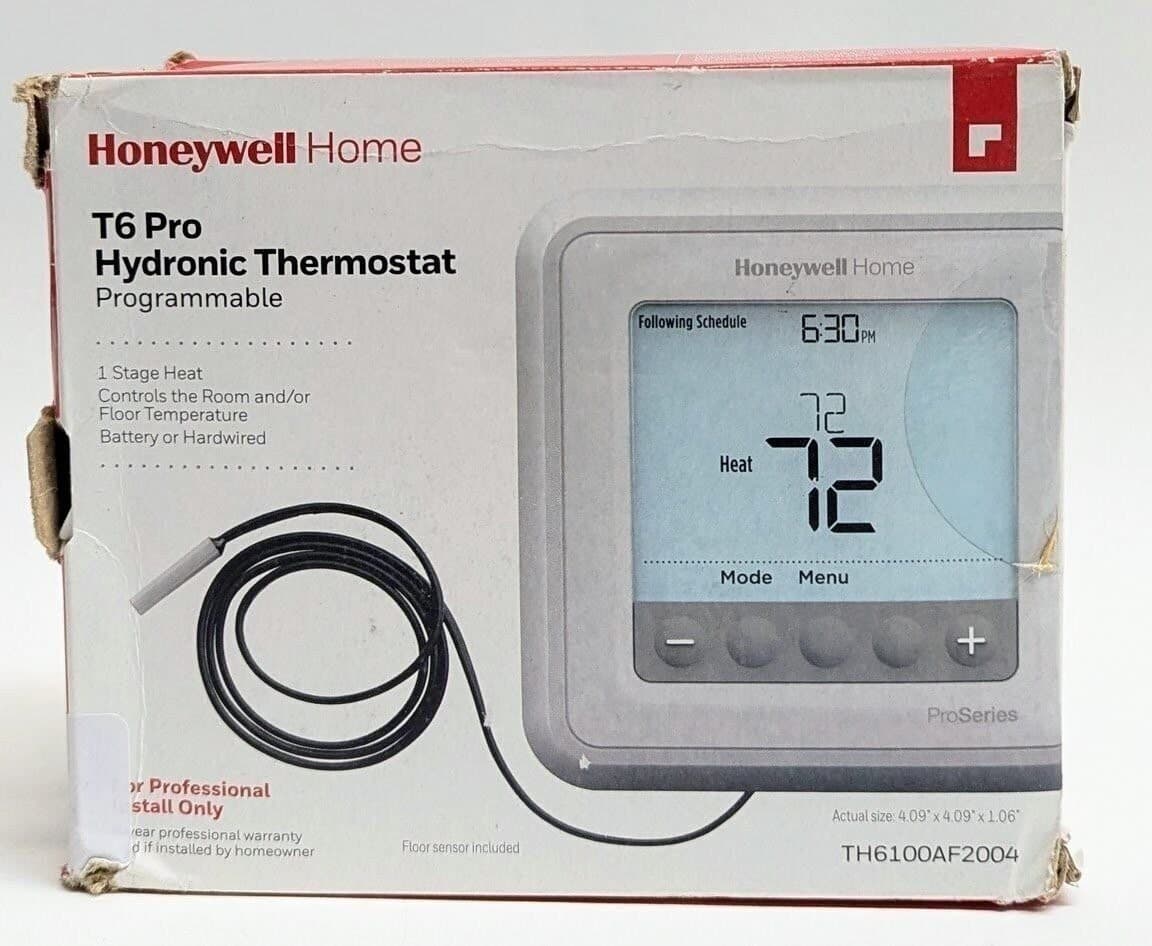 Honeywell Home TH6100AF2004 T6 Pro Hydronic Programmable Thermostat