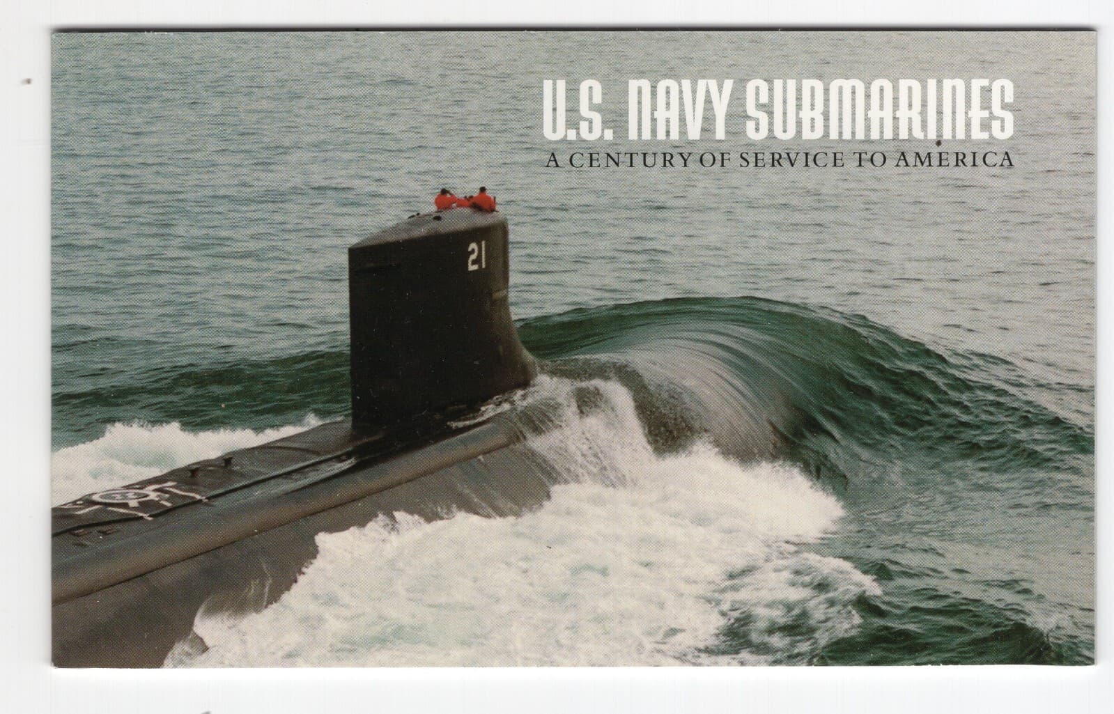 2000 $9.80 Submarine complete booklet, Scott #Bk279, Mint NH