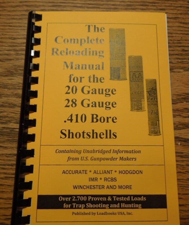 20 Gauge, 28G, .410BO Shotshells Complete Reloading Manual Latest Version 178pg