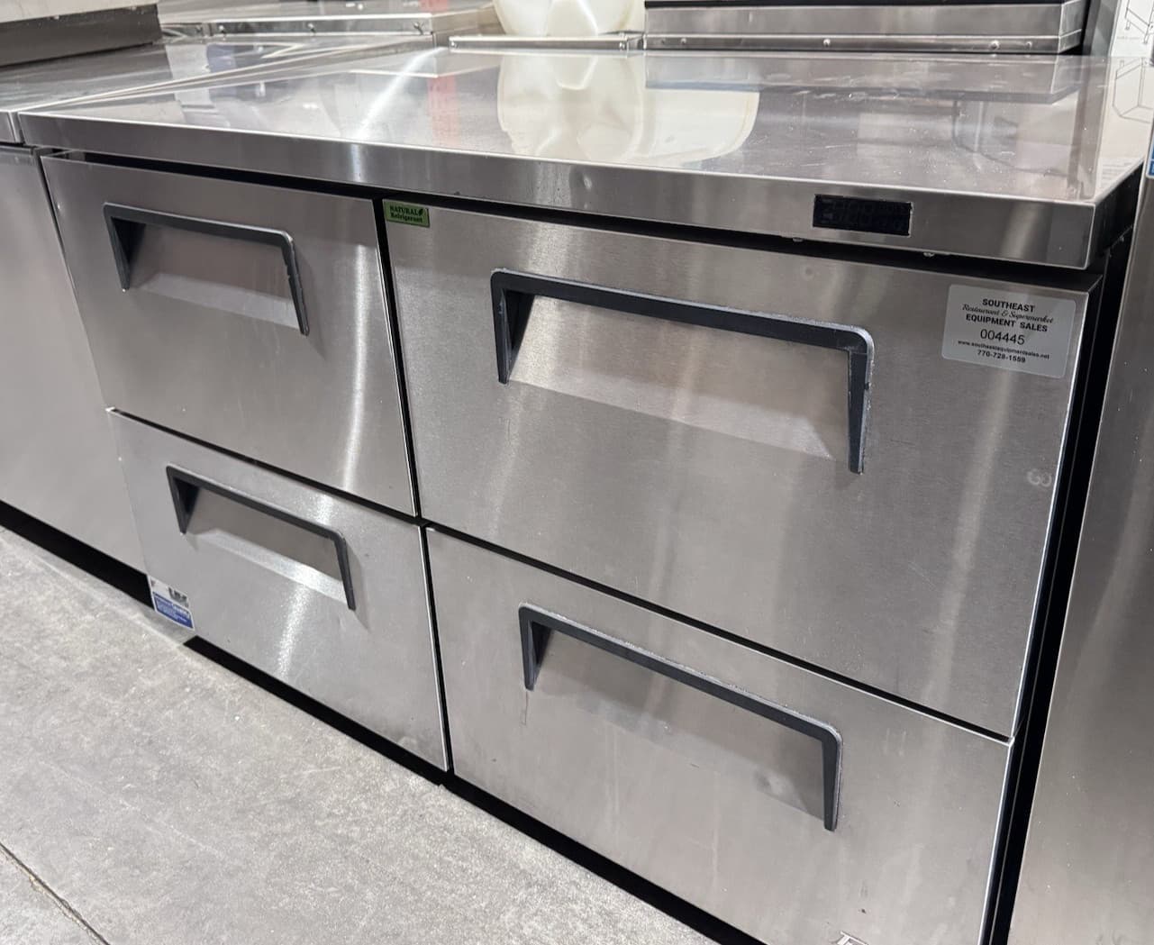 2023 Turbo Air TUR-48SD-D4-N Super Deluxe 48" 4Drawers Undercounter Refrigerator