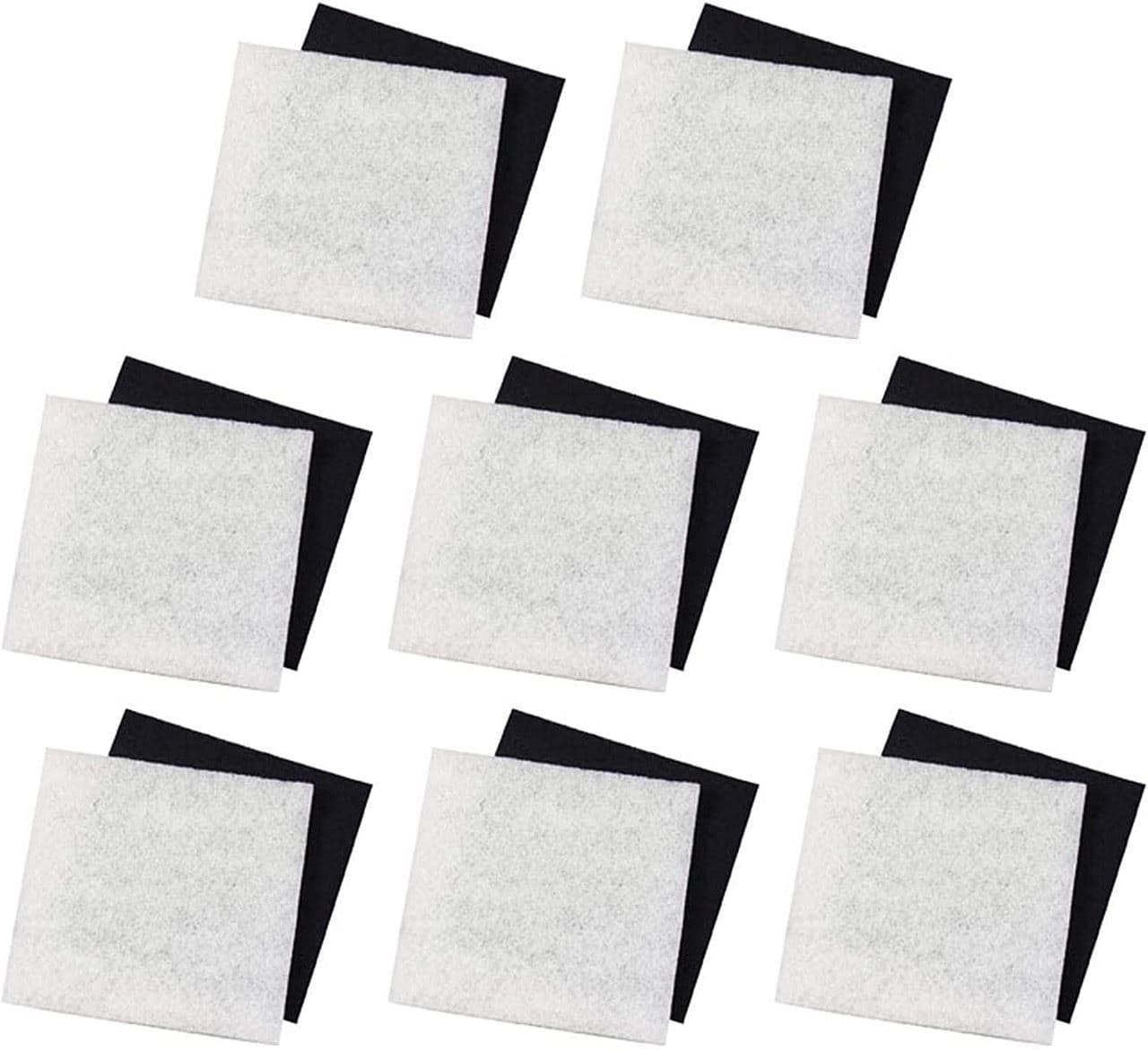 PondMaster 1 Polyester & 1 Carbon Coated Filter Pad 12202 (8) Pack