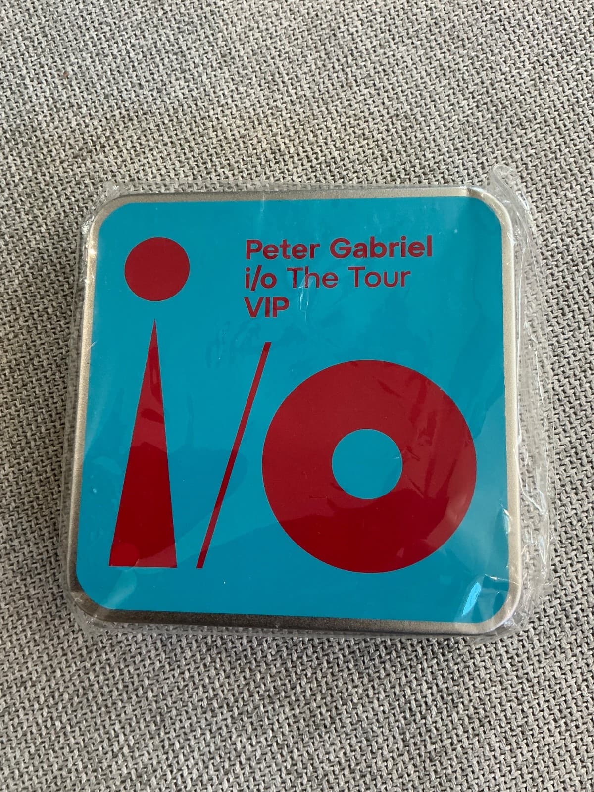 Peter Gabriel VIP i/o The Tour 2023 Fan Coasters NEW