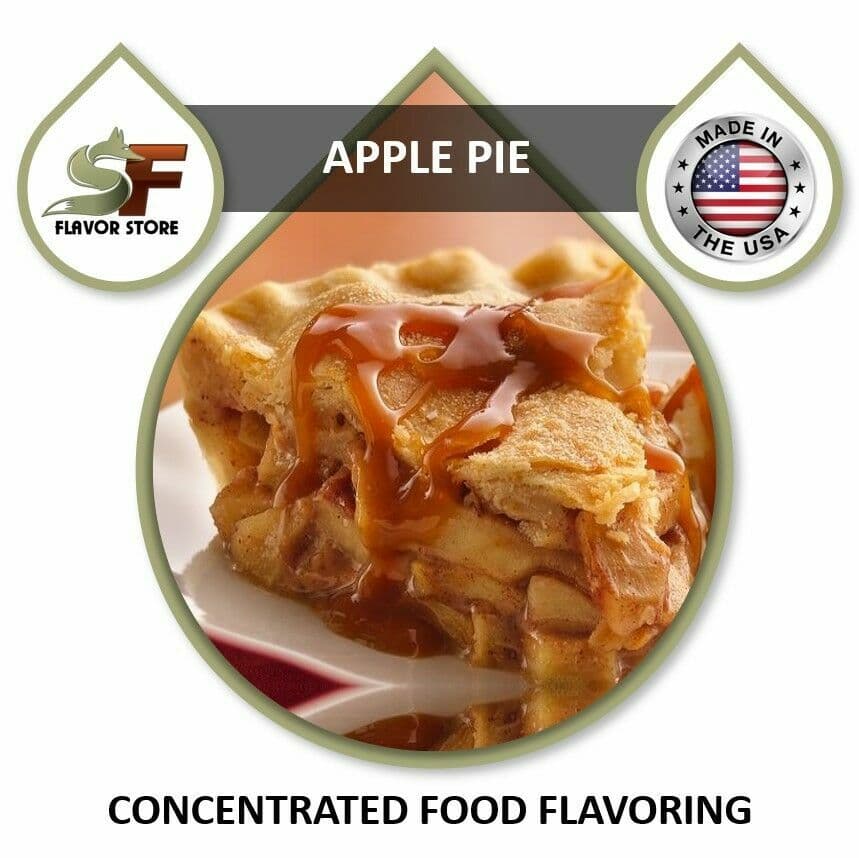 Apple Pie Food Flavor, Flavoring Concentrate 1oz/30ml - 4oz/120ml