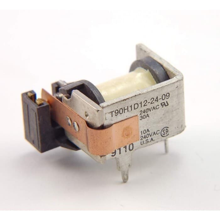 Potter & Brumfield T90H1D12-24-09 SPST 30A/10A 24VDC open frame relay LOT OF 1