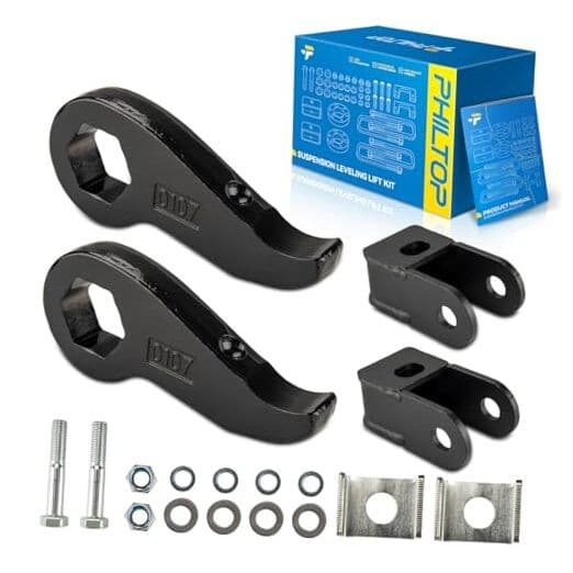 1"-3" Torsion Keys Front Leveling Lift Kit with Shock Extenders Brackets for