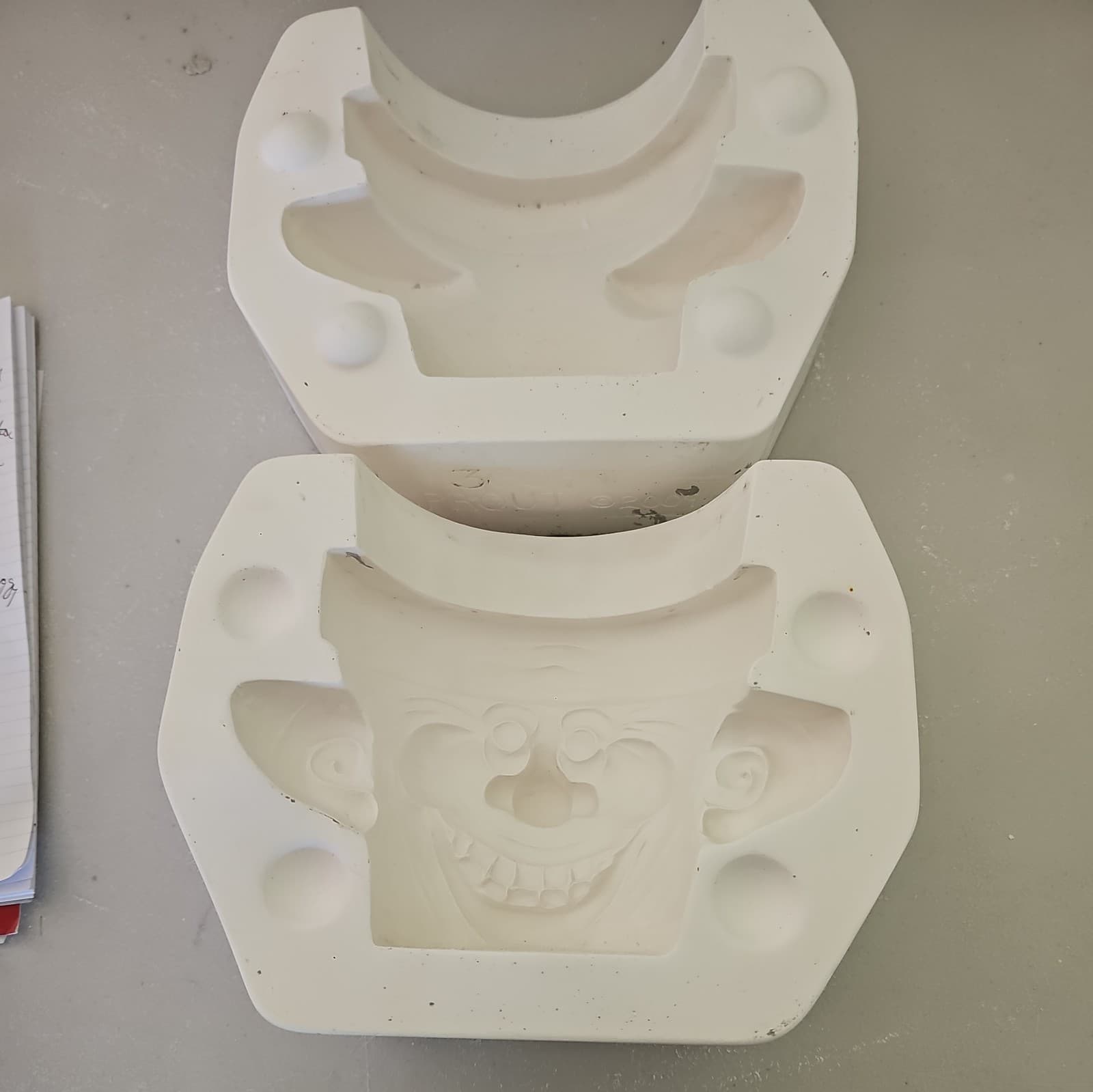 CLAY MAGIC 3309 SPROUT TREE MAN PLANTER CERAMIC SLIP CAST MOLD