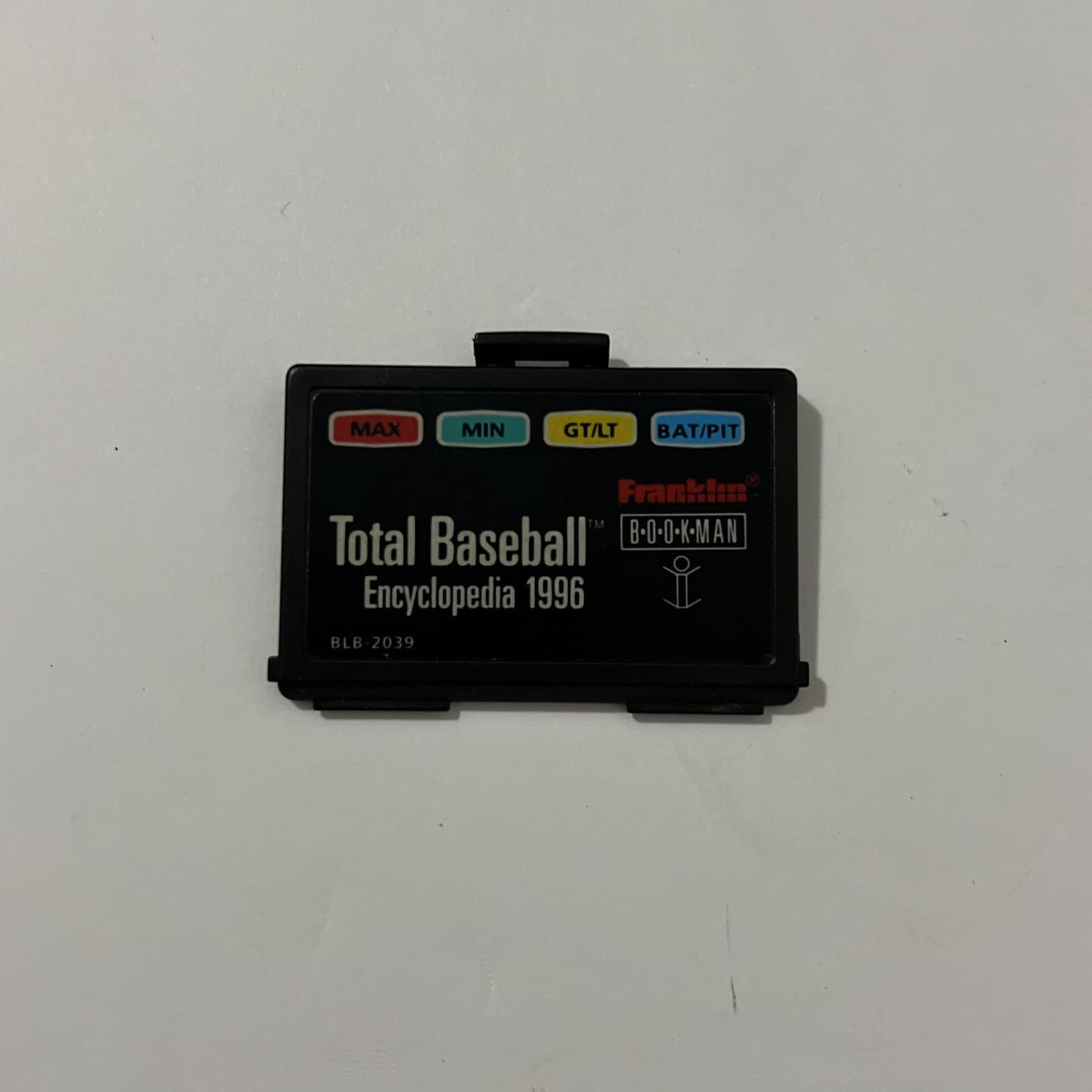 Franklin Bookman Cartridge Total Baseball Encyclopedia 1996 BLB-2039