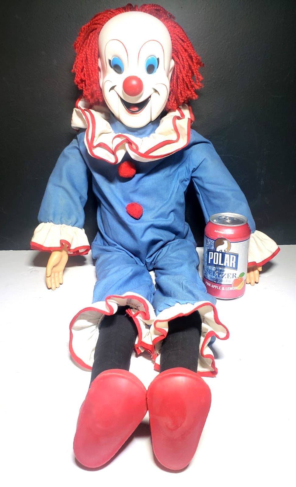 Vintage Bozo The Clown Doll Larry Harmon Pictures EEGEE 30" With Shoes