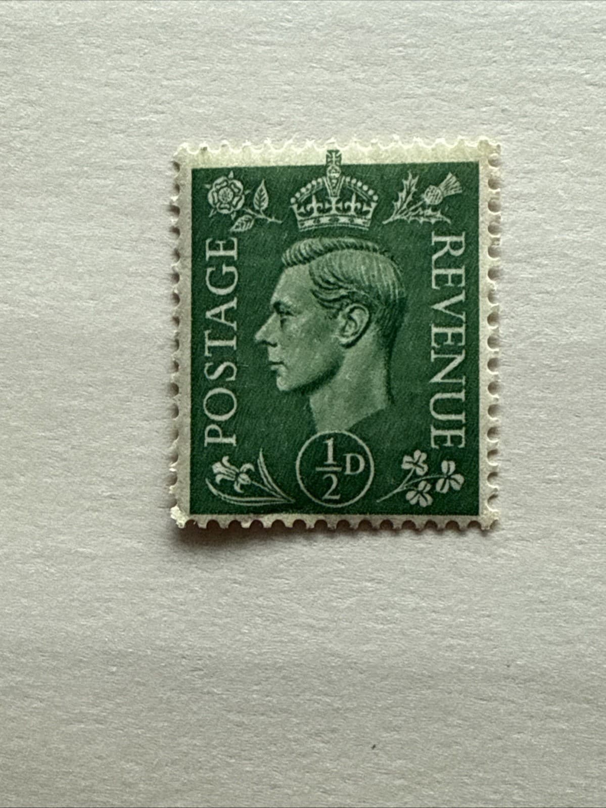 MNH Great Britain 1937 1/2 King George IV Stamp MHN
