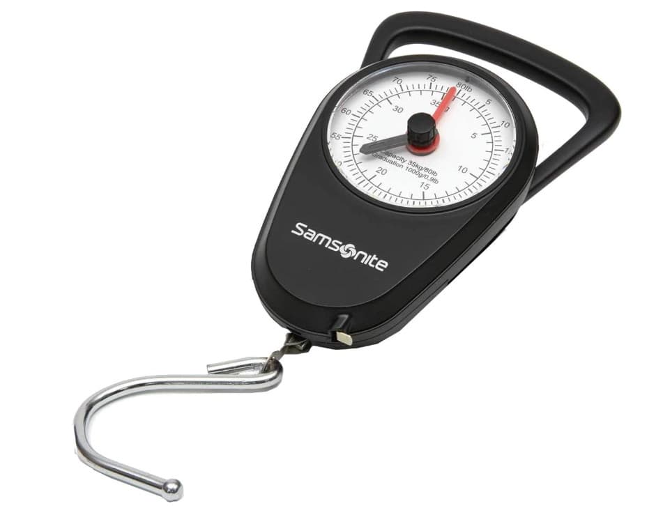 Manual Luggage Scale, Black