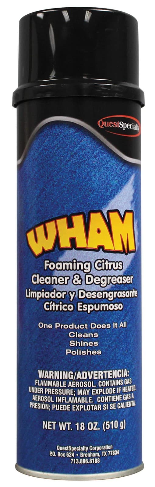 WHAM Foaming Cleaner & Degreaser - Box of 12, QuestSpecialty Citrus Foam Aerosol