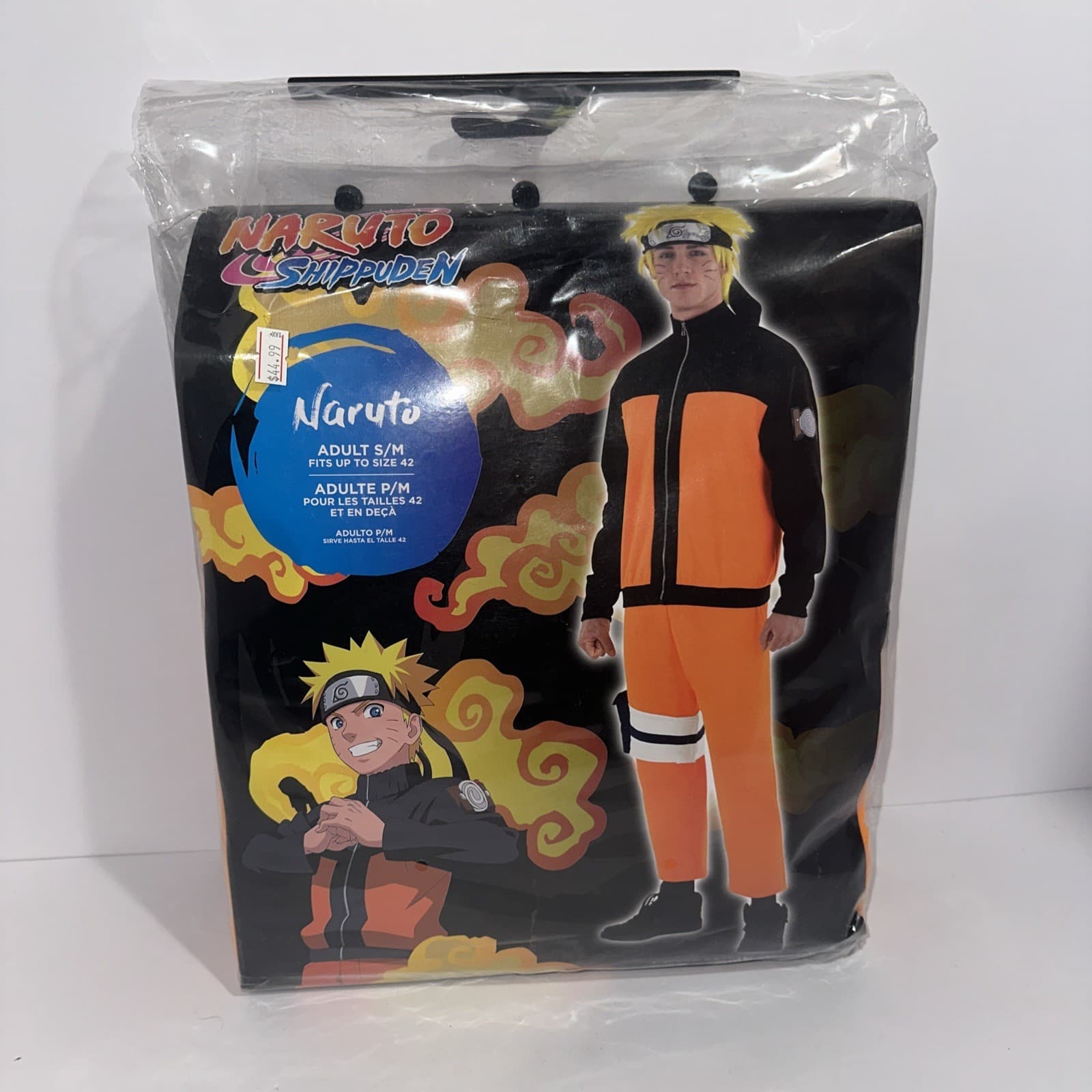 Naruto Shippuden Halloween Costume Adult Small/Medium Fits Up To Size 42