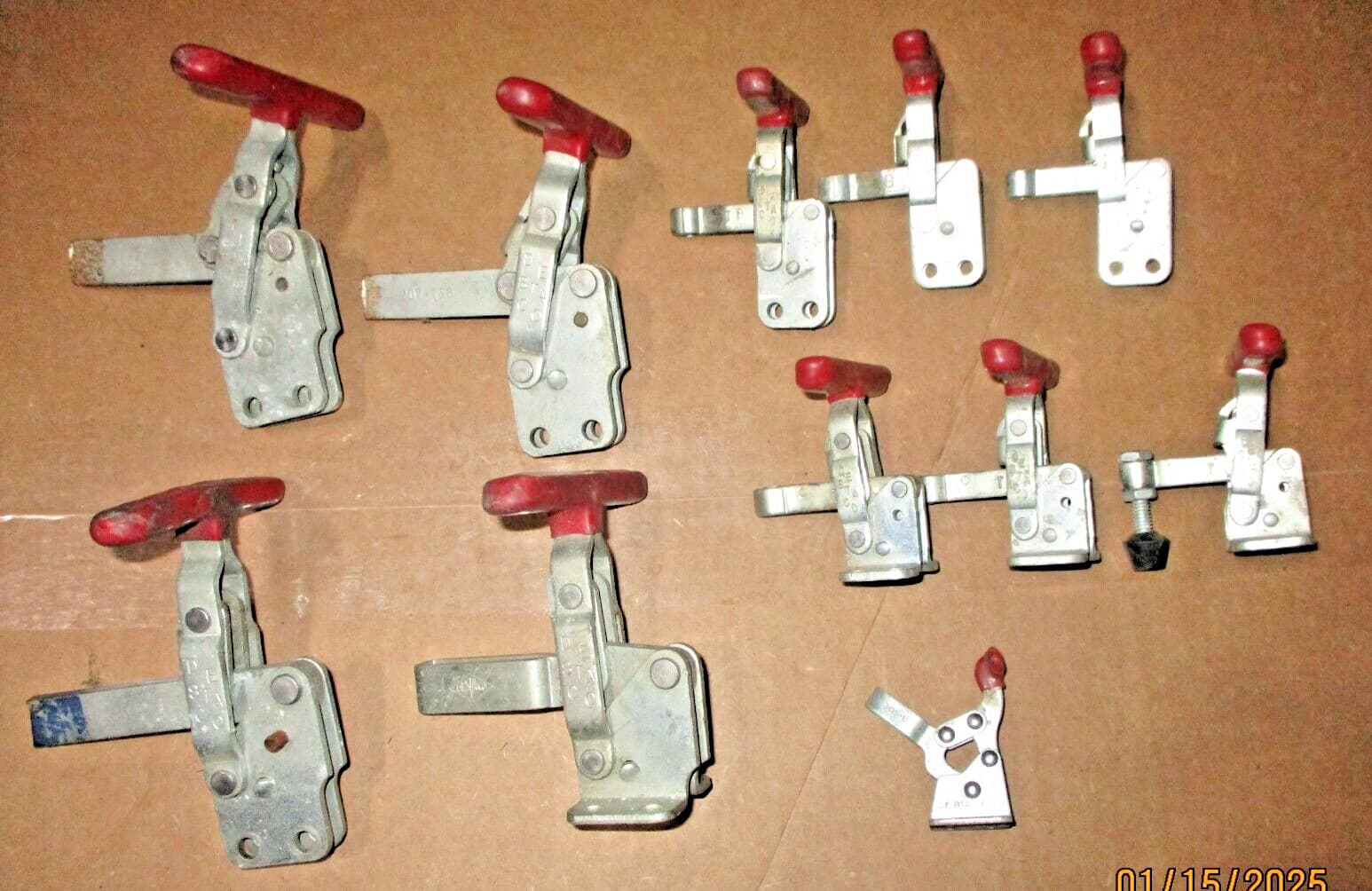 DE-STA-CO 305/T/202/207 T-Handle Hold Down CLAMPS (lot of 12)