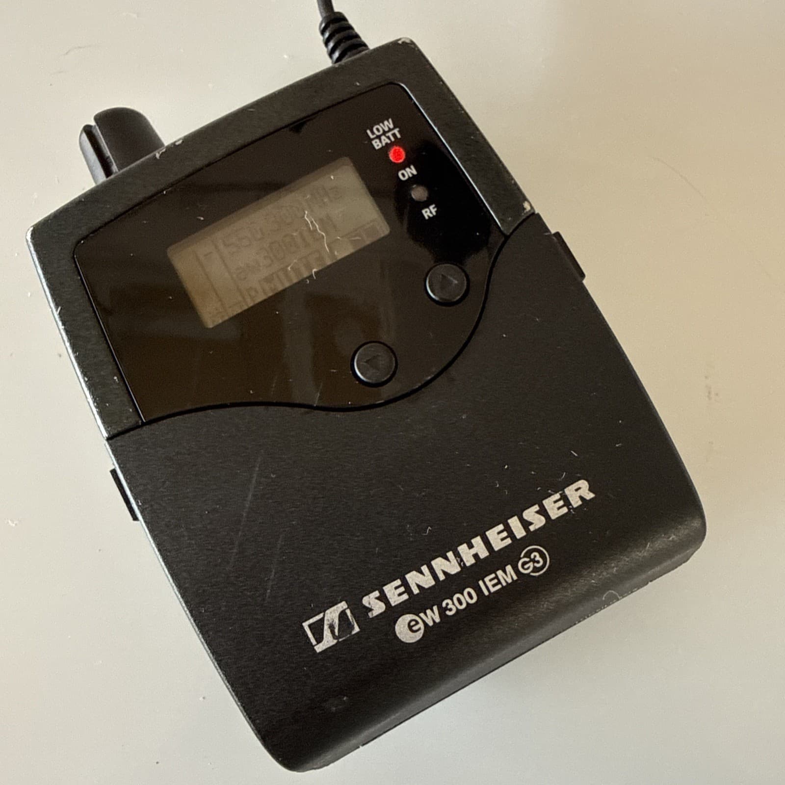 Sennheiser EK 300 IEM G3 Bodypack Wireless Receiver A Range: 516-558 MHz