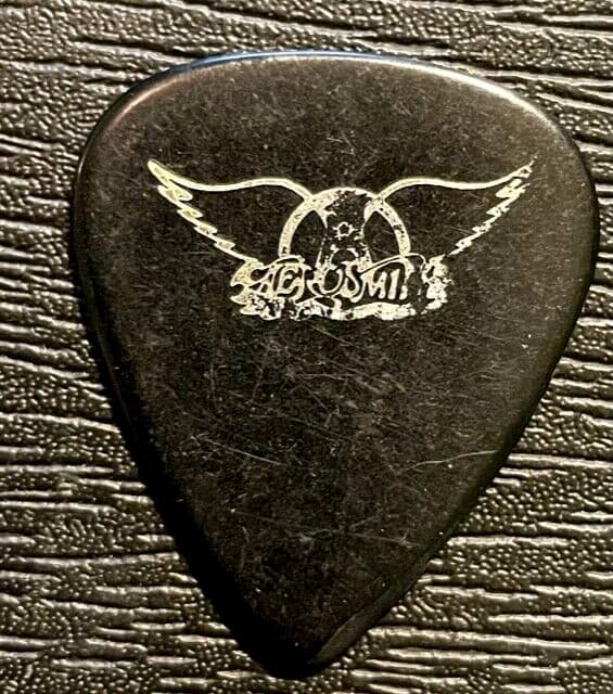 AEROSMITH / JOE PERRY / 1980'S / USED / TOUR GUITAR PICK