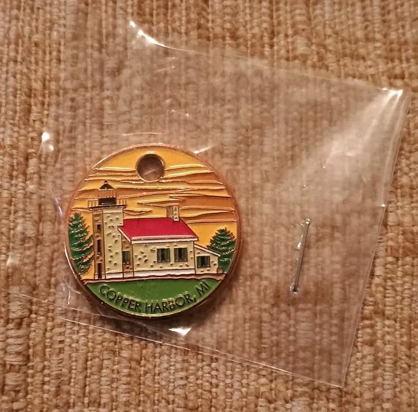 Rare MiGO Copper Harbor MI Pathtag