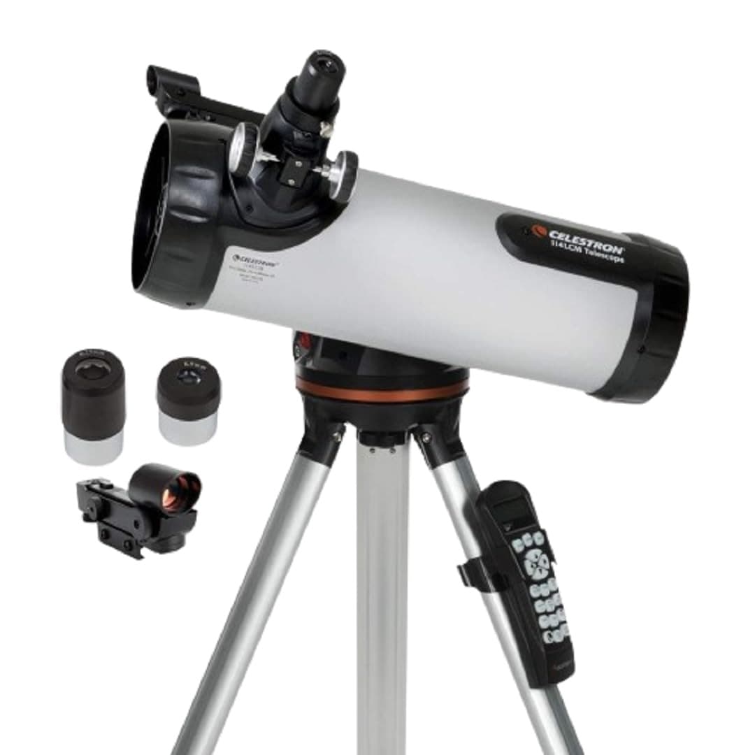 Celestron - 114LCM Computerized Newtonian Telescope - Telescopes for Beginners