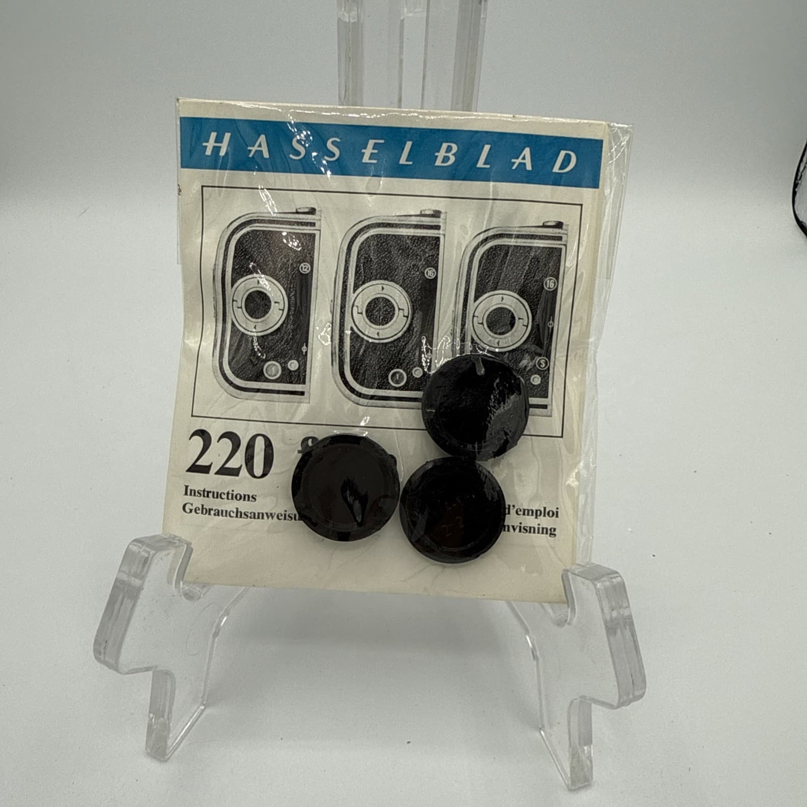 Hasselblad 220 Back Adapters (3PCS) Sealed New Old Stock
