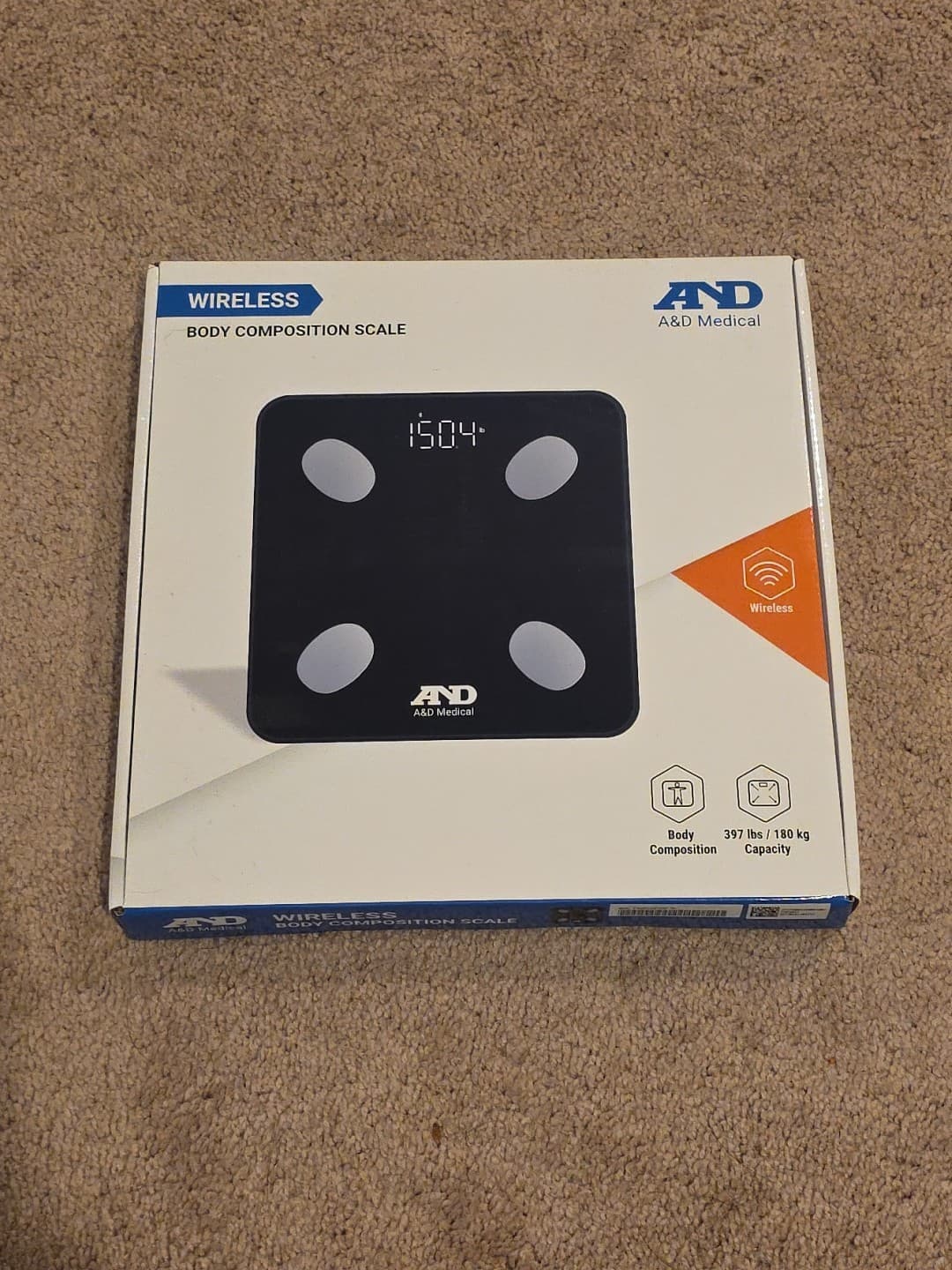 A&D Medical UC-450BLE-CV Wireless Body Composition Scale Brand New