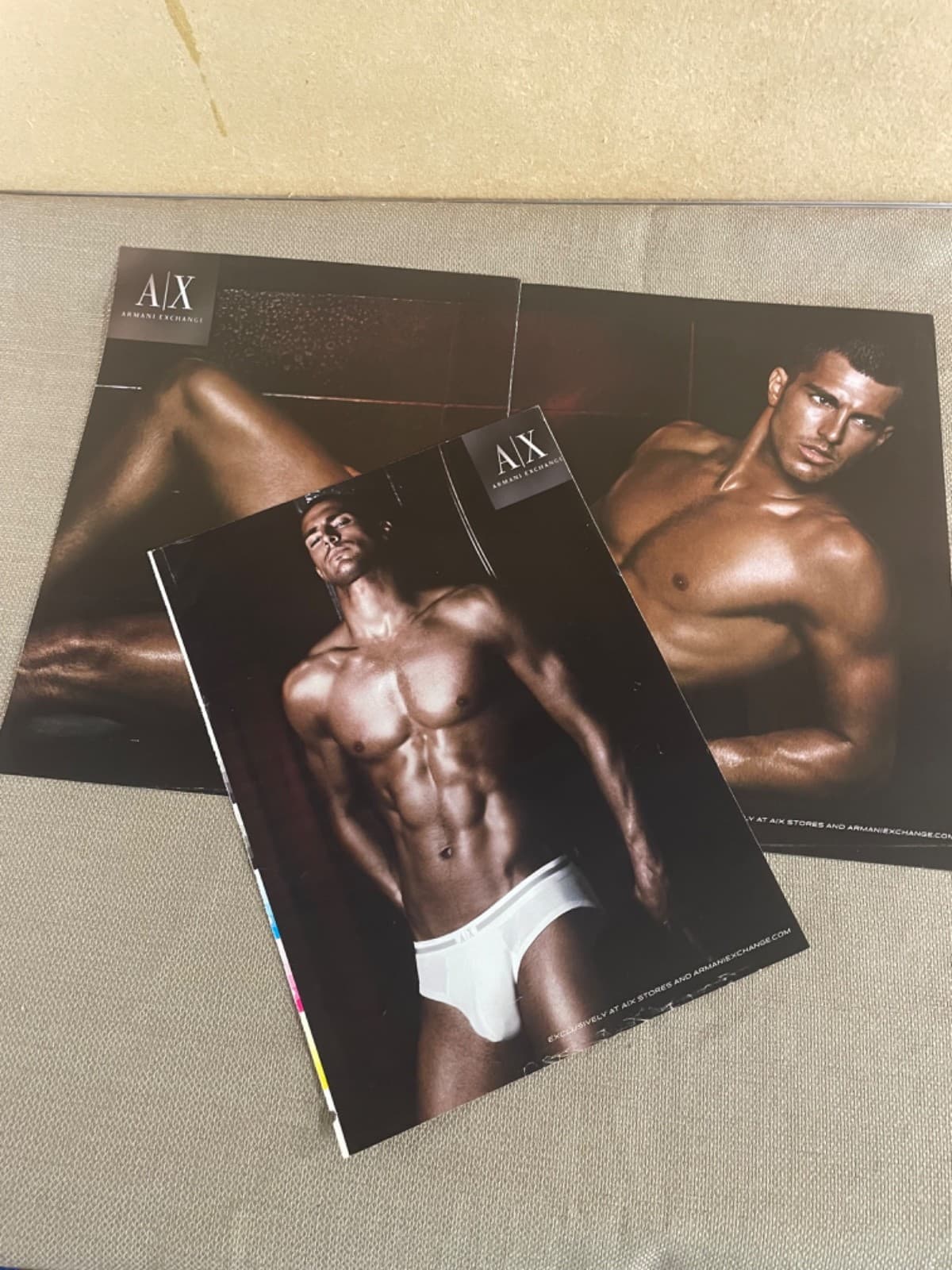 Armani Exchange Magazine Advertisement Ad Underwear ad 3 page 2007
