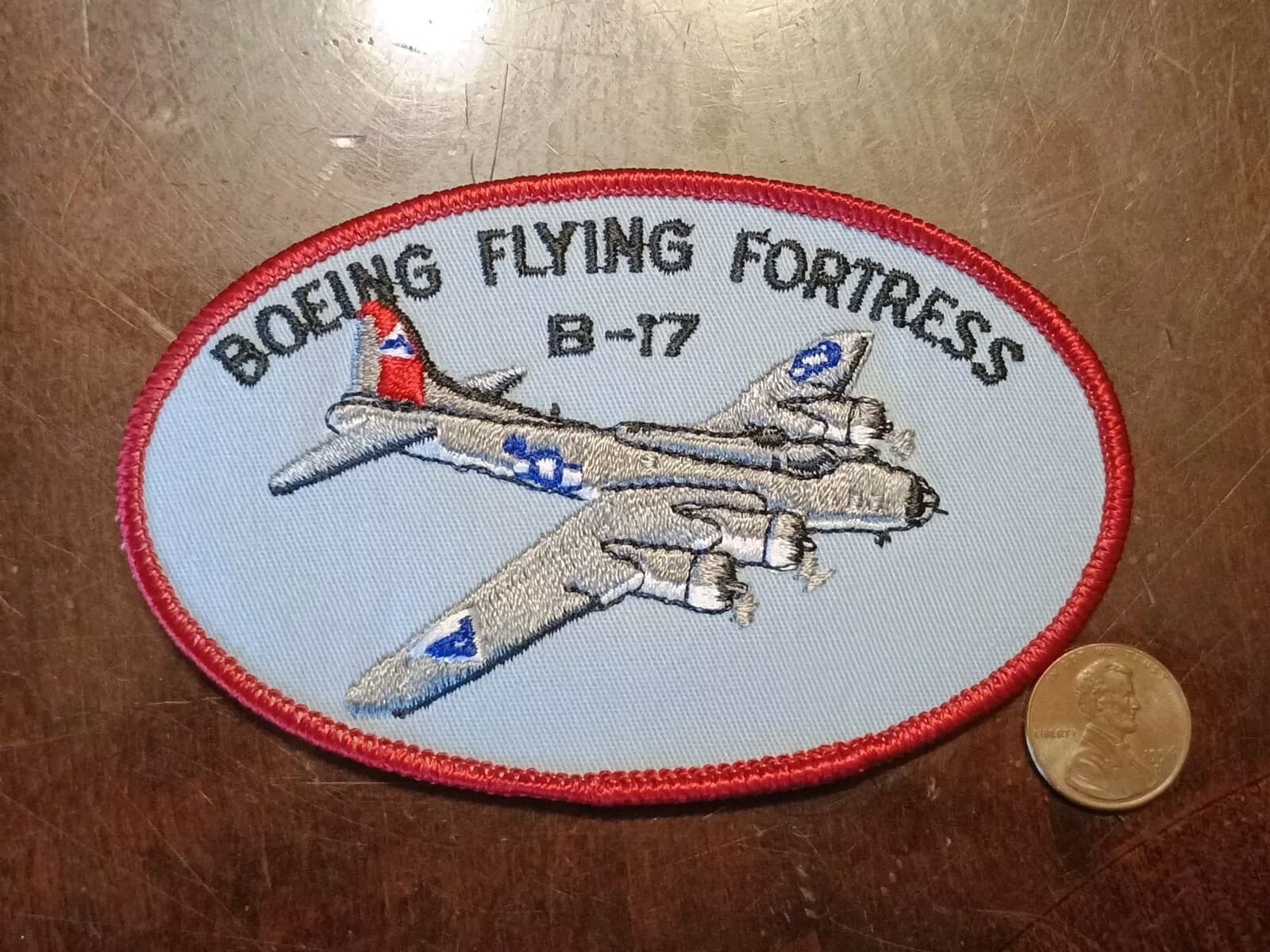 Vintage Voyager NEW Boeing Flying Fortress B-17 Patch Iron-On or Sew WW2 WWII