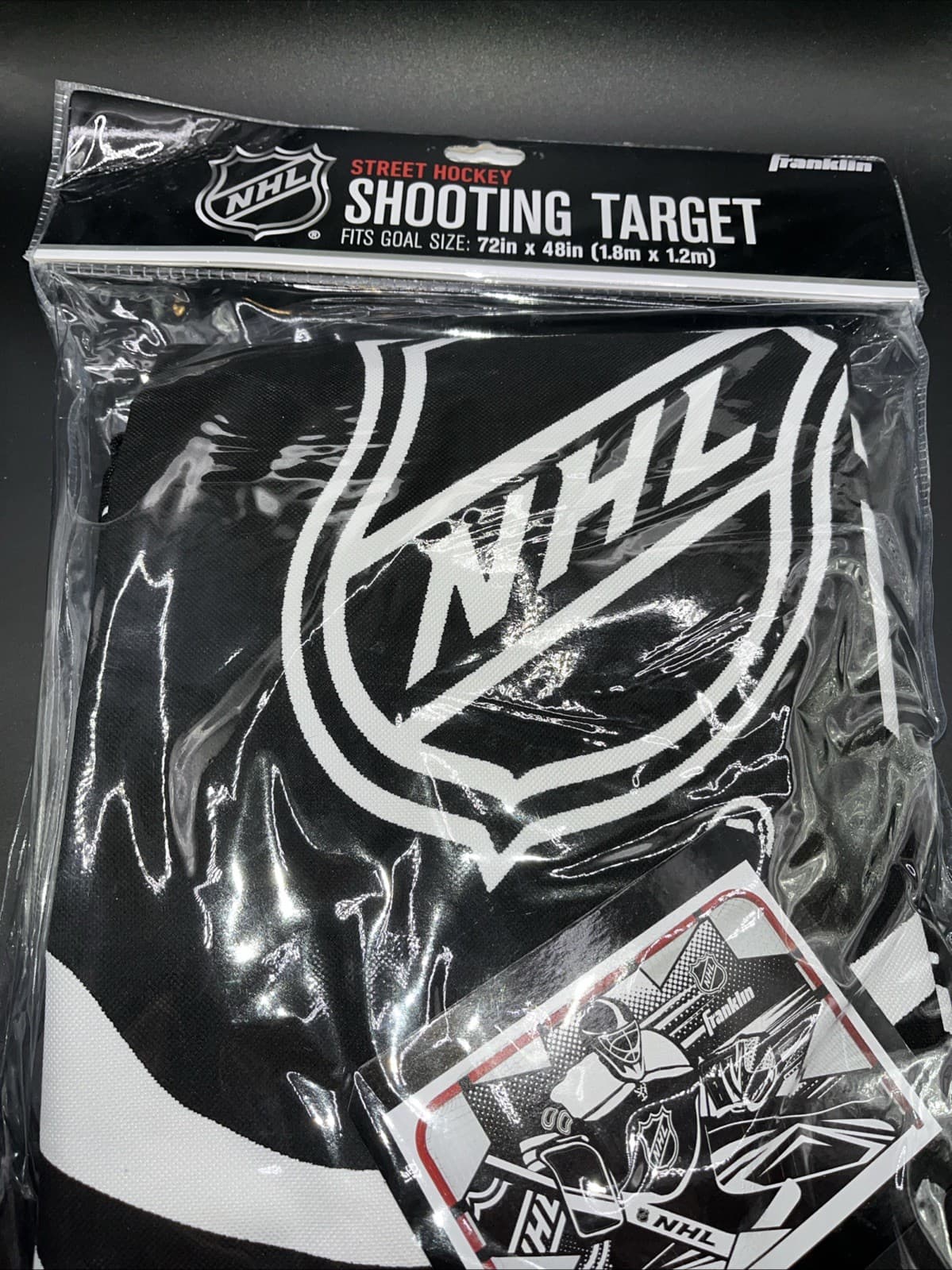 Franklin NHL Street Hockey Goalie Shooting Target - 72" X 48" All Weather. New!