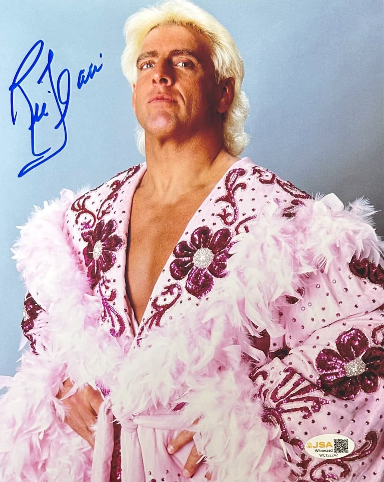 RIC FLAIR AUTOGRAPHED 8x10 Photo JSA AUTHENTICATED WWE WCW #20