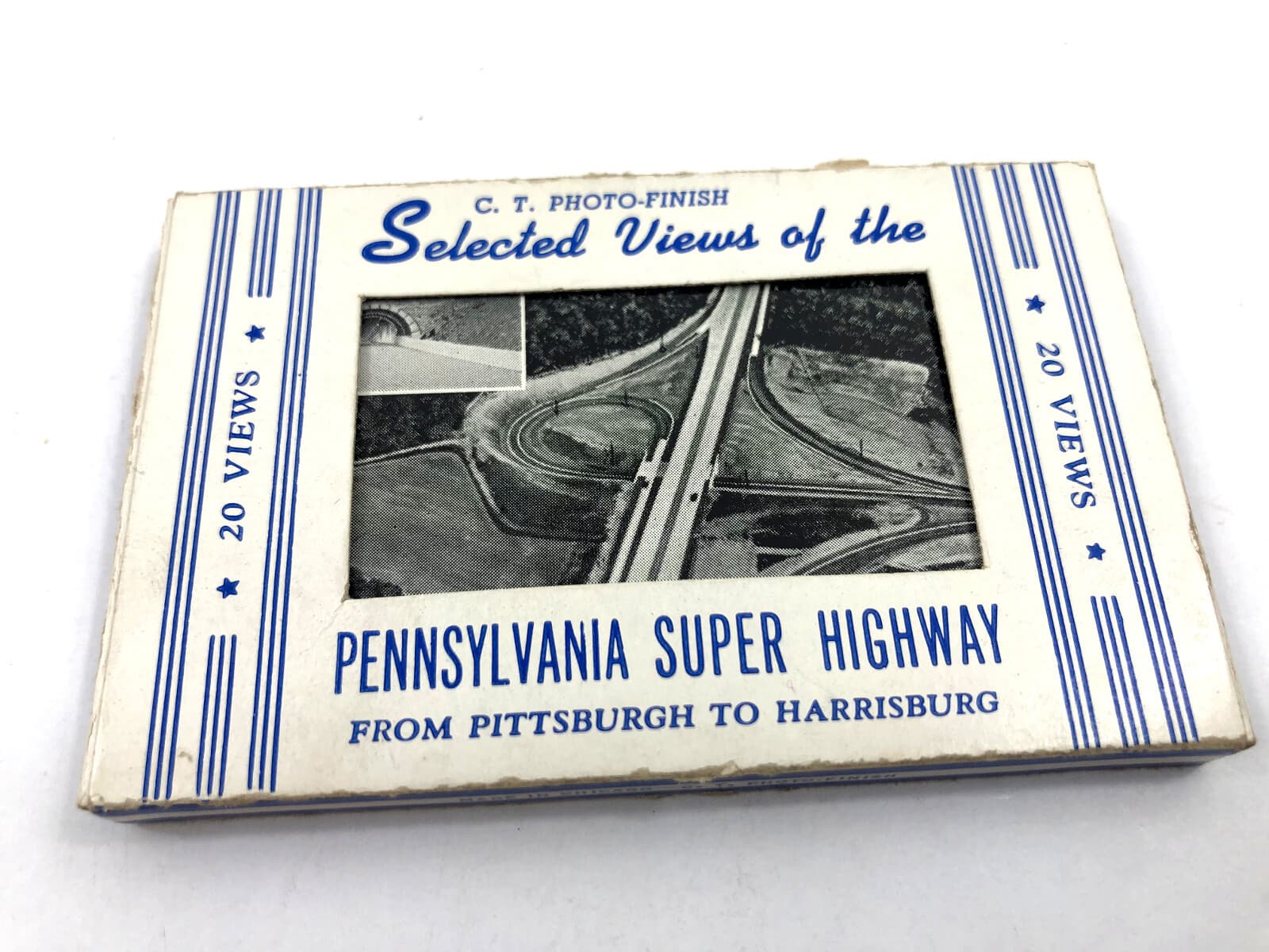 Vintage Pennsylvania Super Highway Real Photo Mini Postcard 20 Pack Pictures