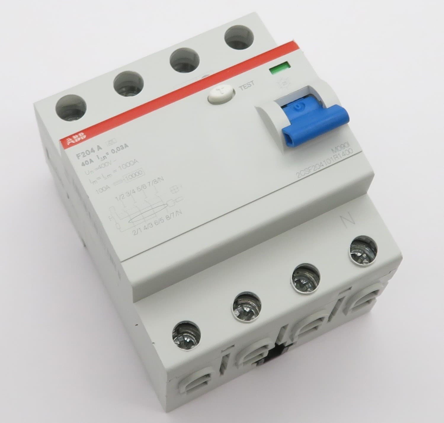 ABB F204A-40/0.03 FI Circuit Breaker Type A Residual Current Circuit Breaker 40A 30mA 4p