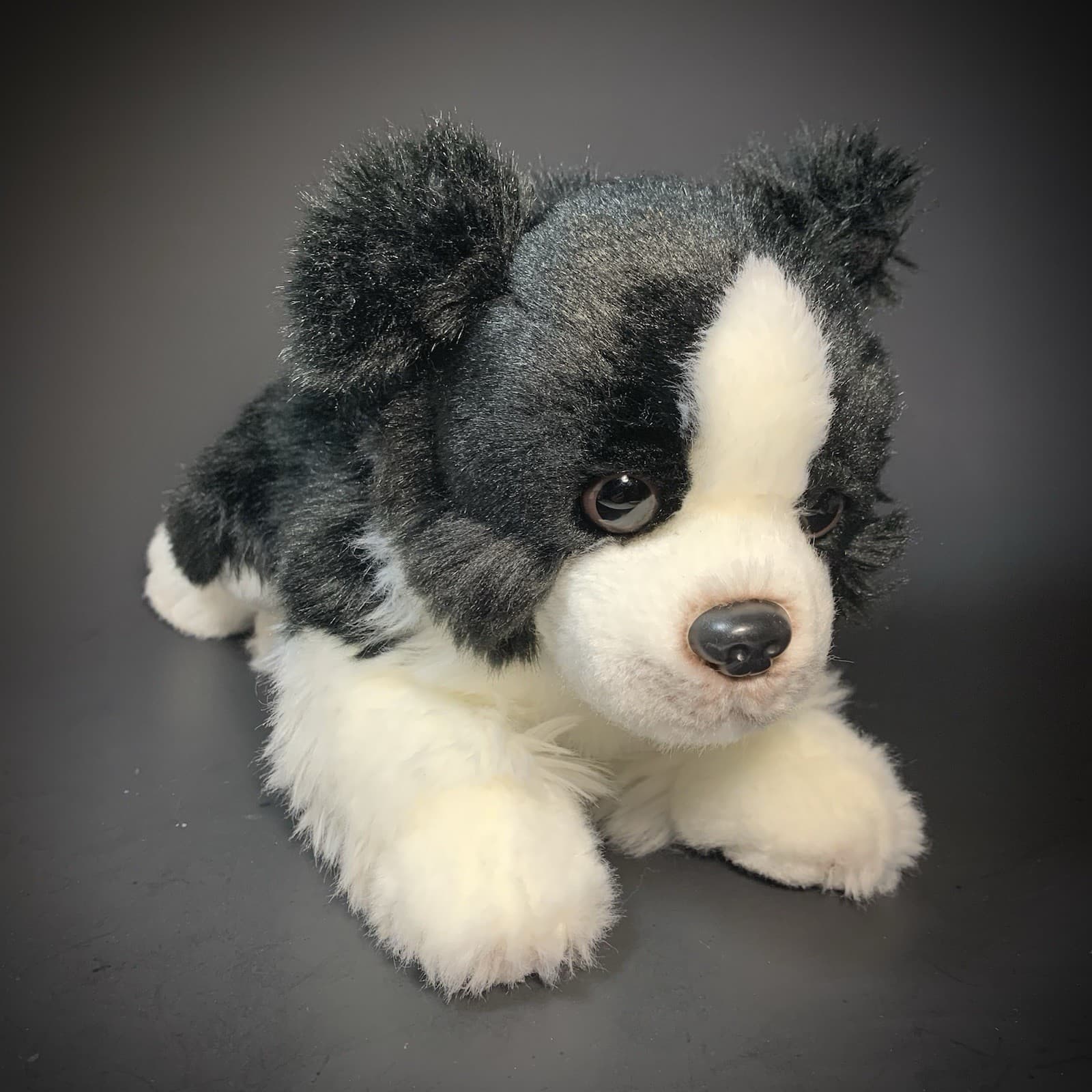 Realistic BEARINGTON COLLECTION Plush Toy BORDER COLLIE Sheepdog Soft Cuddle Dog