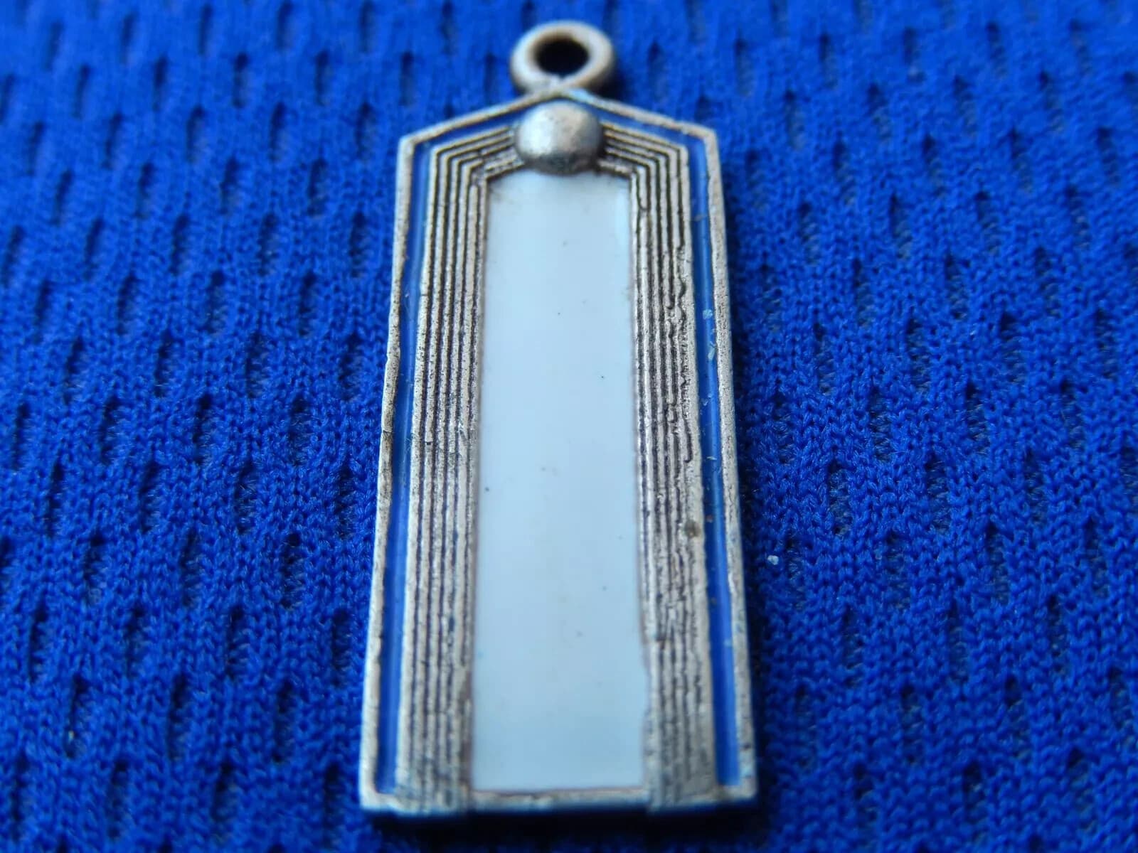 #26 RUSSIAN IMPERIAL EPAULET PENDANT MILITARY BADGE RUSSIA STERLING SILVER 84