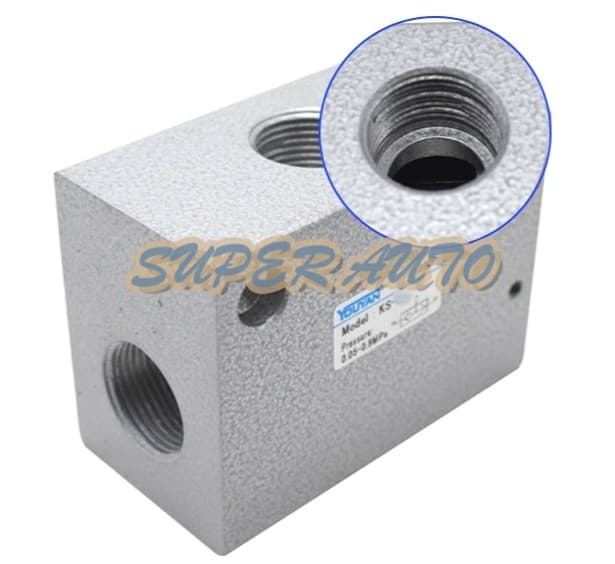 1Pcs New For KS-10 (G3/8) Pneumatic shuttle valve