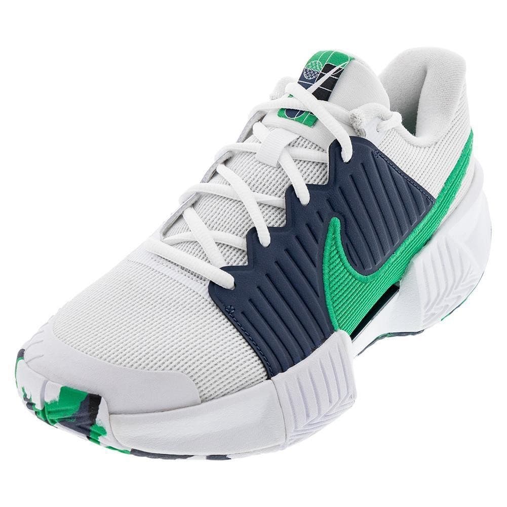 Nike GP Pickleball Pro Shoes White and Stadium Green - Mens 8 Womens 9.5