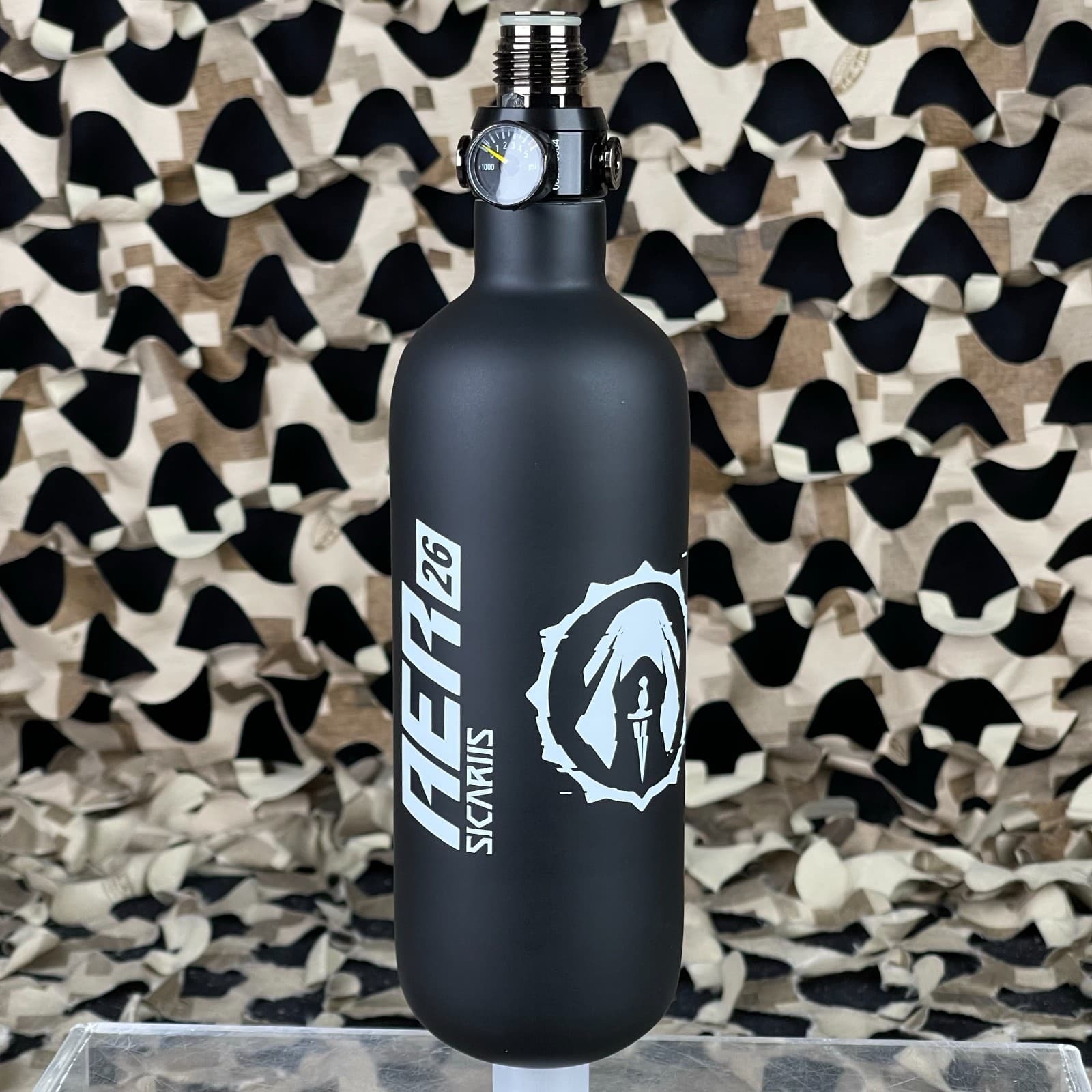 NEW Sicariis AER Tank w/ Hero 2 Regulator - 26/4500 - Matte Black