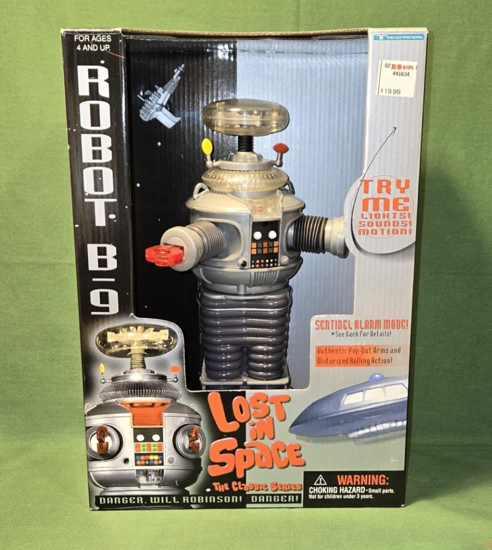 1997 Trendmasters Lost In Space B-9 Robot Lights, Sounds, Motion