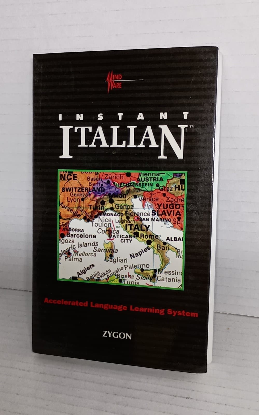 Lot Of 2 MindWare Zygon Instant Languages Tapes Italian Cassettes