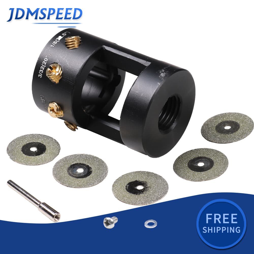 Tungsten Grinder & Sharpener Multi-Angle Offsets Head Tool For TIG Welding Kit