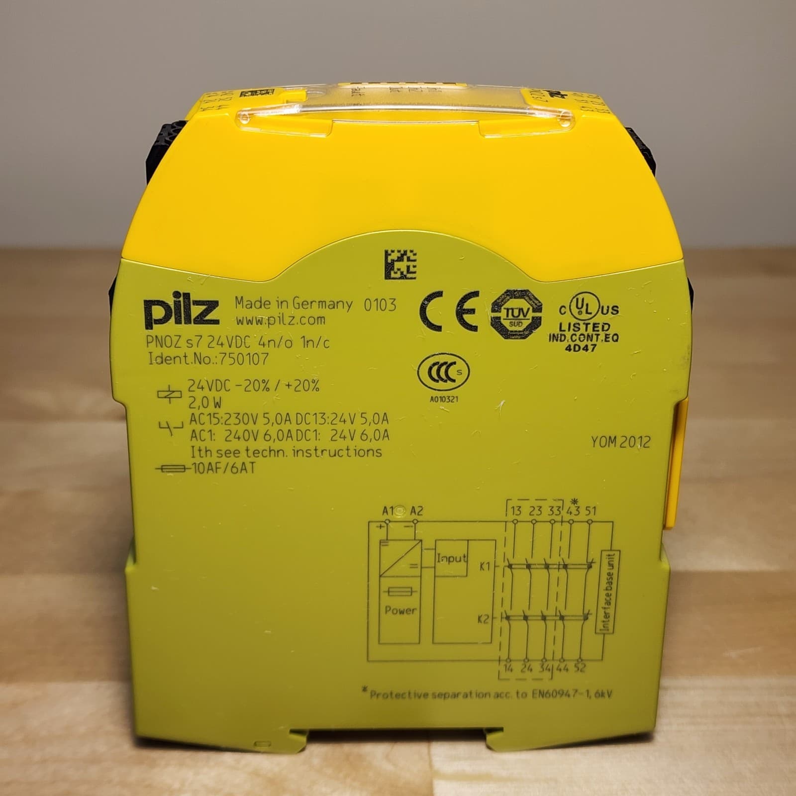 Pilz 750107 PNOZ s7 Safety Relay 24VDC