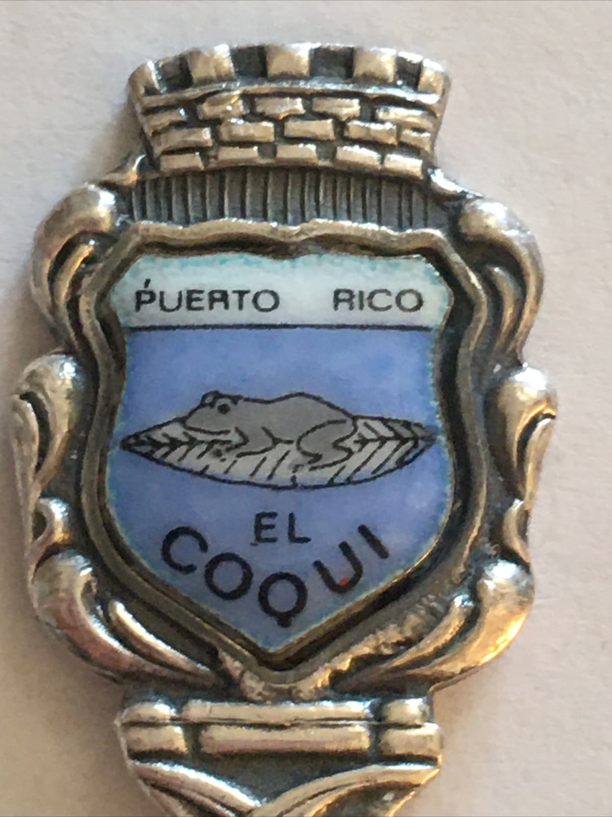 Vintage Souvenir Spoon US Collectible Puerto Rico El Coqui