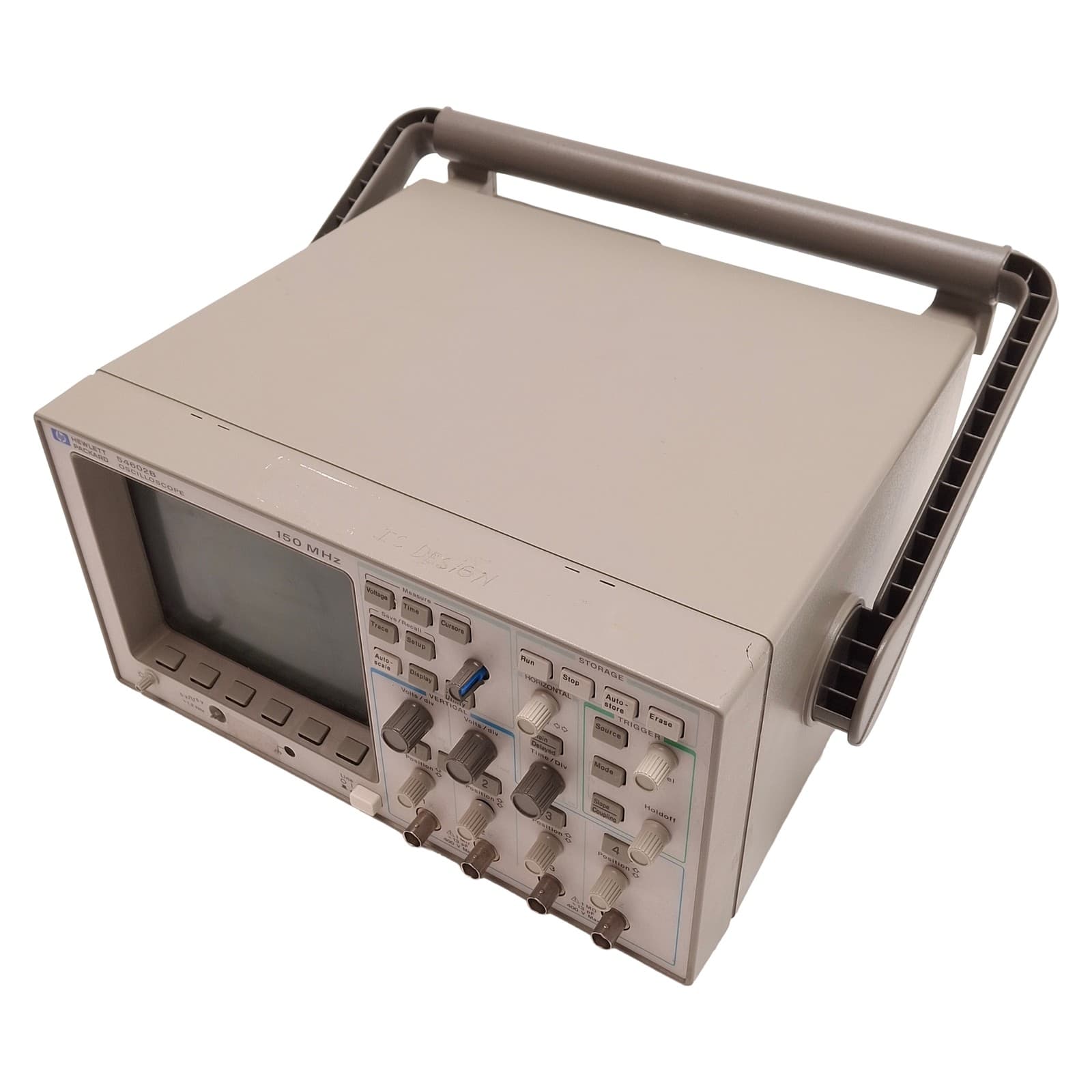 Hewlett Packard 54602B 4-Channel Digital Oscilloscope 100MHz to 250MHz, 10GSa/s