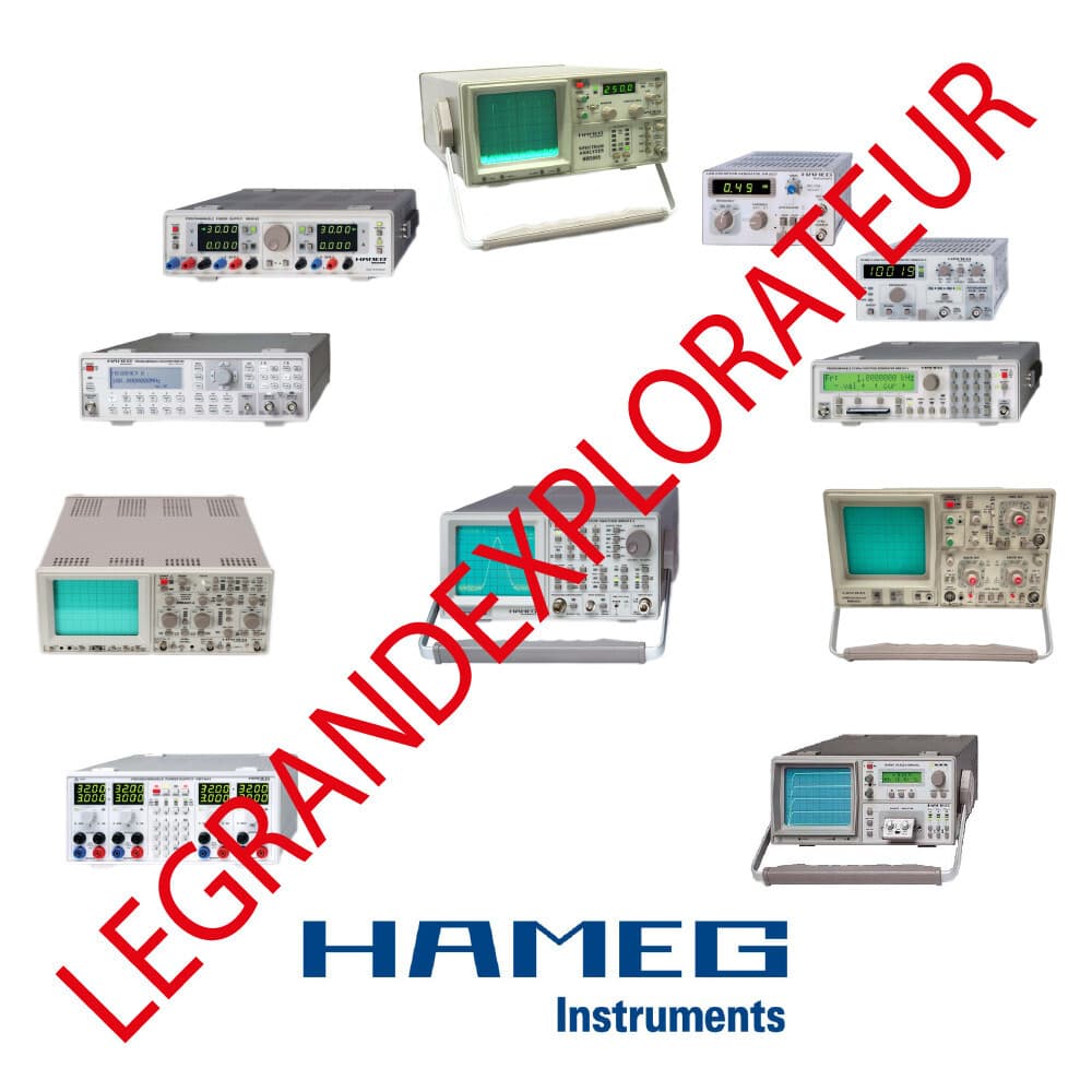 Ultimate HAMEG Instruments Operation Repair Service manual Schematic on DVD