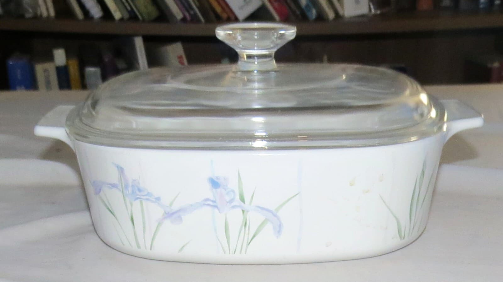 Corning Ware Shadow Iris A-2-B 2 Litre Square Lidded Casserole